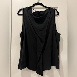 Armani Collezioni Black Tank Blouse Top